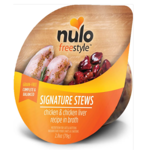 Nulo Freestyle Grain-Free Chicken & Liver Stew Recipe Wet Cat Food, 2.8 oz - Mutts & Co.