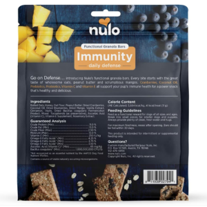 Nulo Functional Granola Immunity Blueberry & Mango Dog Treats 10 oz - Mutts & Co.