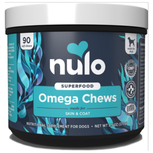 Nulo Omega Coconut Flavor Skin & Coat Soft Chews Supplement for Dogs, 90 Count - Mutts & Co.