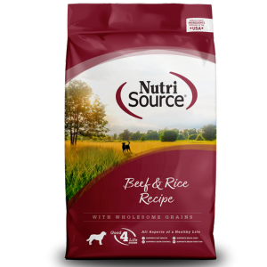 NutriSource Adult Beef Rice Formula Dry Dog Food