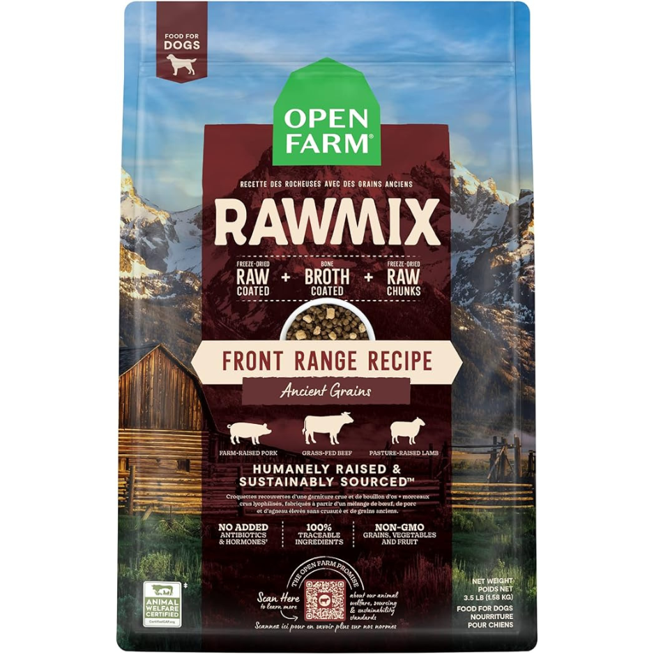 Open Farm Rawmix Ancient Grains Front Range Recipe Dry Dog Food