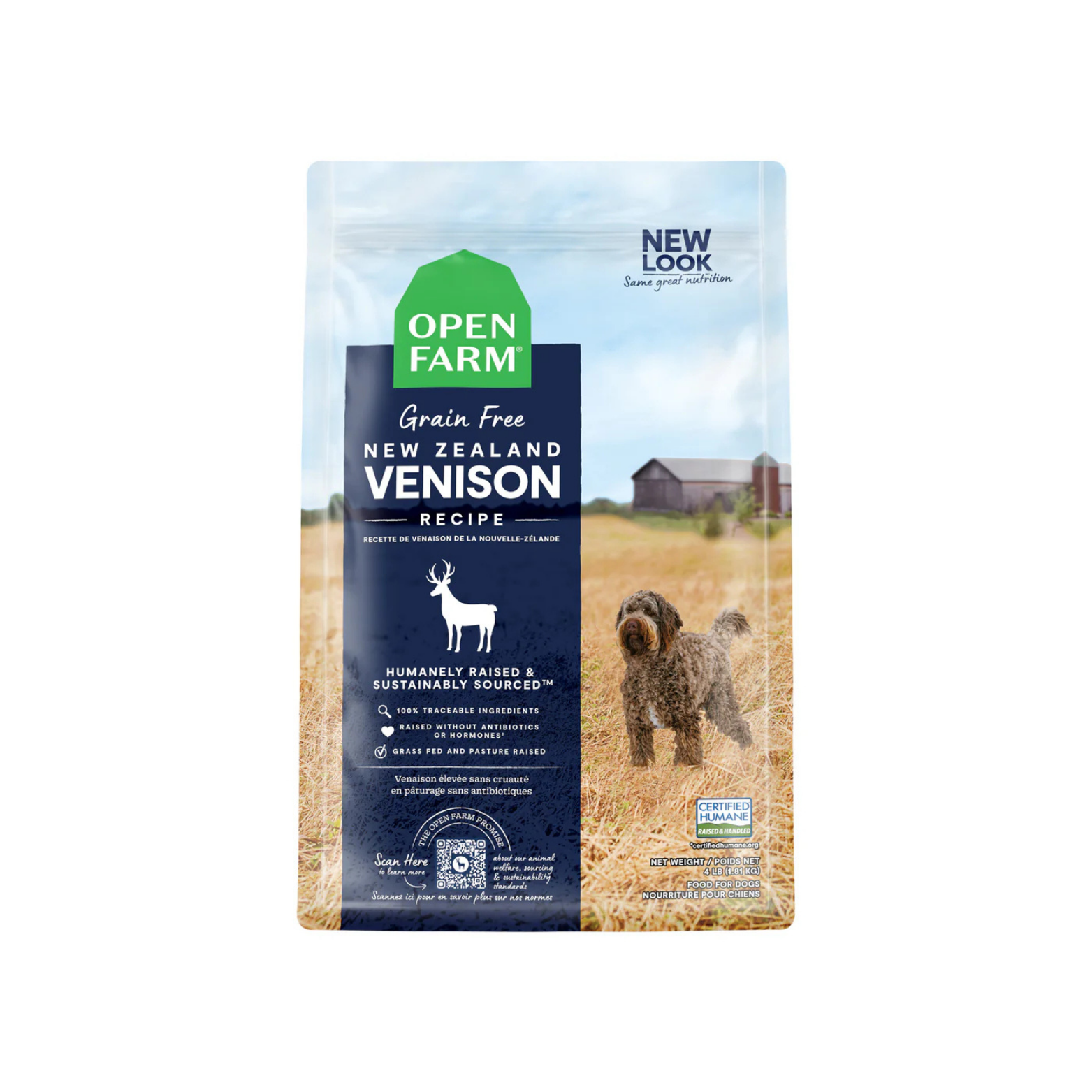 Open Farm Grain-Free New Zealand Venison Dry Dog Food