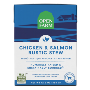 Open Farm Grain Free Wild Chicken & Salmon Stew Dog Food  12.5 oz.