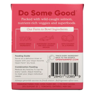 Open Farm Grain Free Wild Salmon Stew Dog Food  12.5 oz. - Mutts & Co.