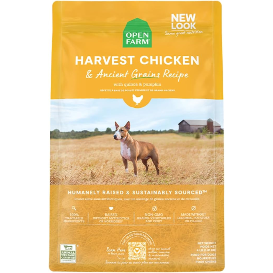 Open Farm Harvest Chicken Ancient Grains Dry Dog Food