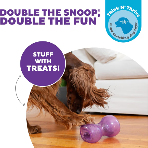 Outward Hound by Planet Dog Double Snoop Interactive Treat Dog Toy