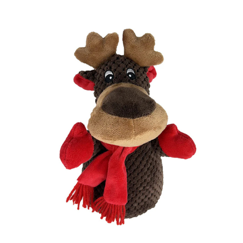 Petlou Christmas Reindeer Dog Toy, 8"
