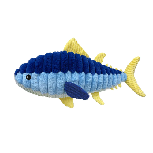 Petlou Ocean Friends Tuna Dog Toy, 26"