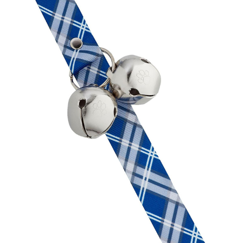 Poochie Pets PoochieBells® Dog Doorbells Blue Plaid