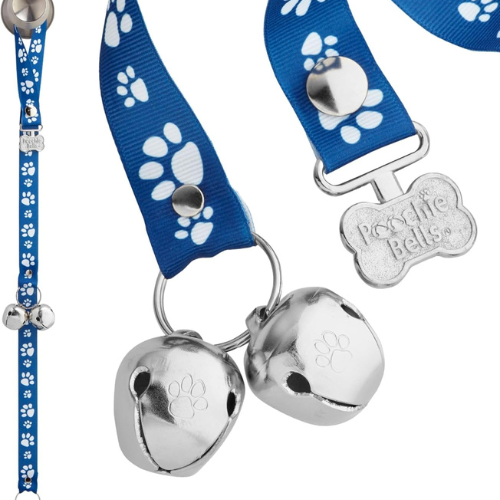 Poochie Pets PoochieBells® Dog Doorbells Signature Tracks Blue