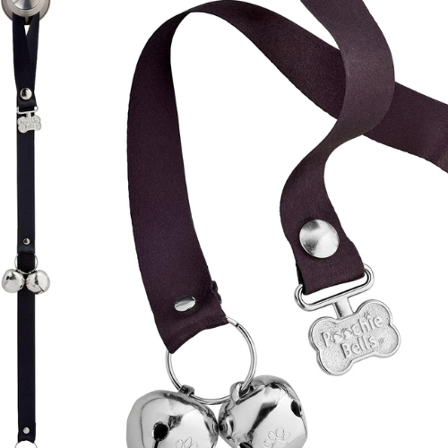 Poochie Pets PoochieBells® Dog Doorbells Solid Color Black