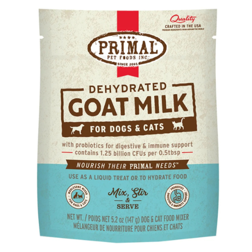 Primal Dehydrated Goat Milk for Dogs & Cats