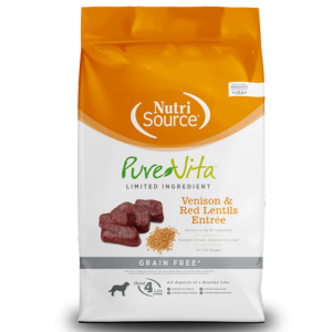 PureVita Grain-Free Venison & Red Lentil Dry Dog Food