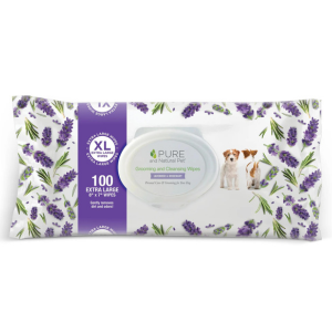 Pure and Natural Pet Lavender & Rosemary Wipes