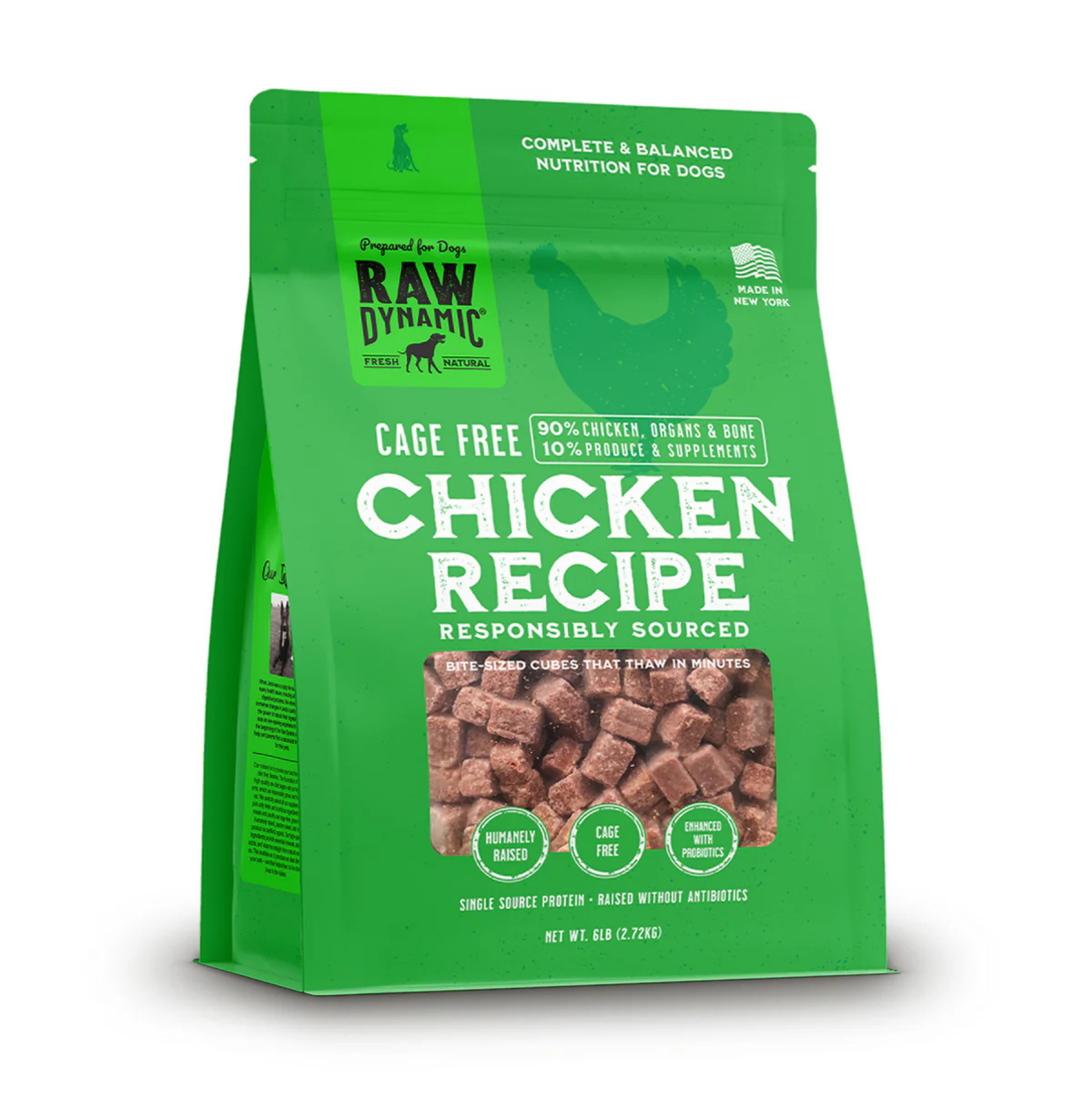 Raw Dynamic Chicken Raw Frozen Dog Food