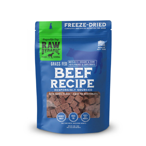 Raw Dynamic Freeze-Dried Raw Beef Dog Food