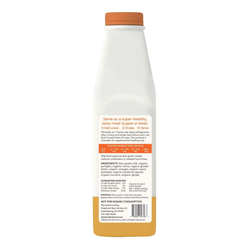 Shepherd Boy Farms Raw Goat's Milk Golden Blend Freeze-Dried Dog & Cat Food