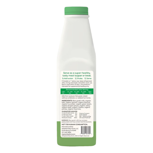 Shepherd Boy Farms Raw Goat's Milk Super Green Freeze-Dried Dog & Cat Food