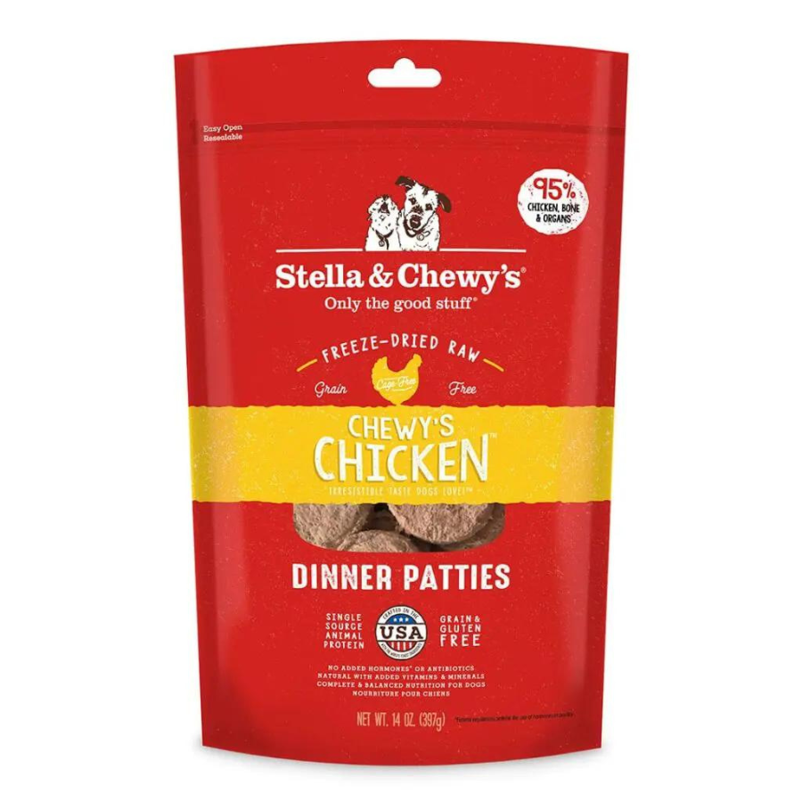 Stella Chewy s Chewy s Chicken Dinner Patties Freeze Dried Dog Food