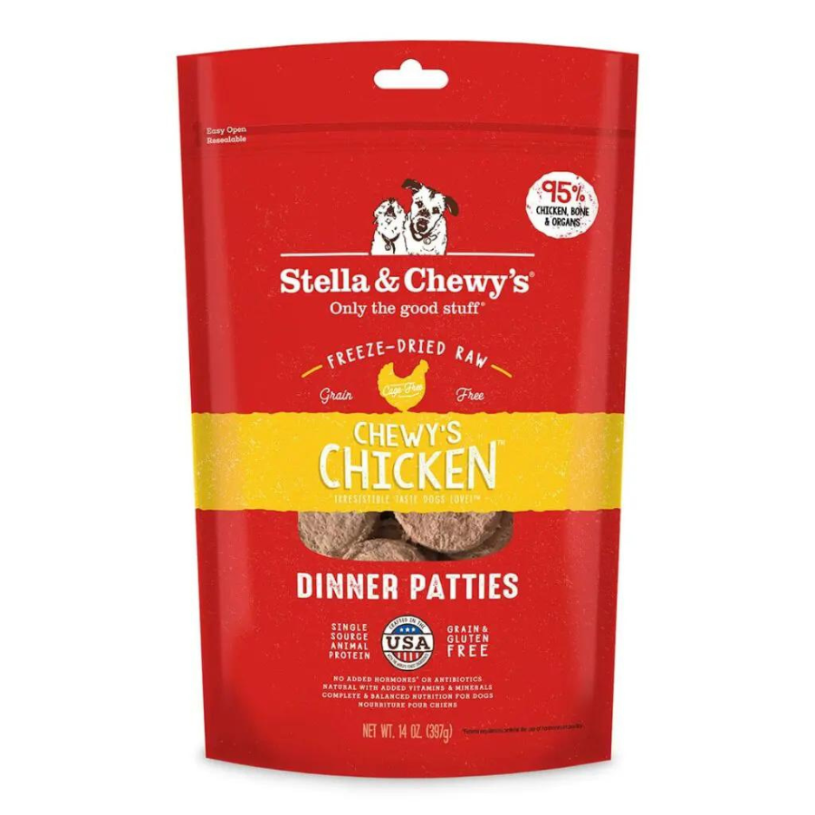 Stella & Chewy's Chewy's Chicken Dinner Patties Freeze-Dried Dog Food - Mutts & Co.