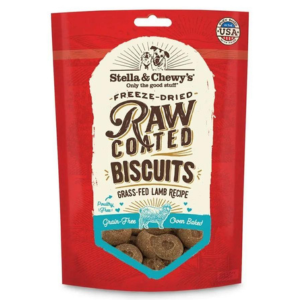 Stella & Chewy's Raw Coated Lamb Biscuits Dog Treats 9 oz