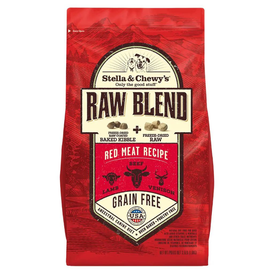 Stella & Chewy's Red Meat Recipe Raw Blend Baked Kibble Dog Food - Mutts & Co.