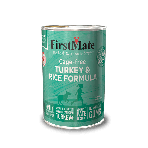 FirstMate Cage Free Turkey & Rice Formula Canned Dog Food
