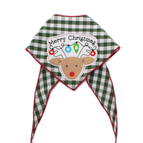 Tail Trends Red Nosed Reindeer Lights Dog Bandana
