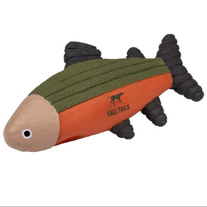 Tall Tails 9" Fish Latex Squeaker Dog Toy - Mutts & Co.