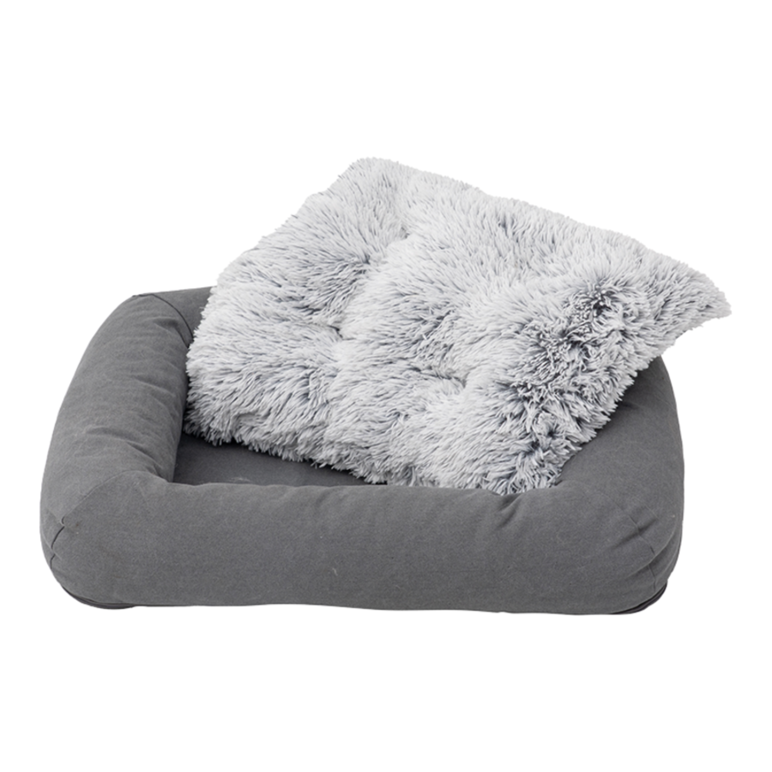 Tall Tails All-In-One Dog & Cat Bed, Grey