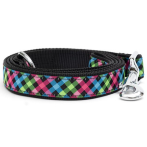 The Worthy Dog Carnival Check Dog Lead - Mutts & Co.