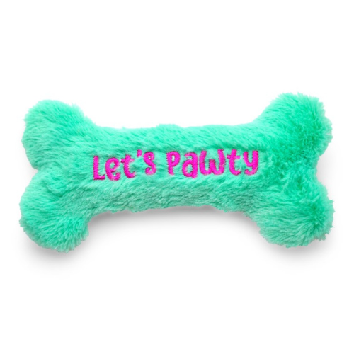 Thoozypet Birthday Bone Plush Dog Toy