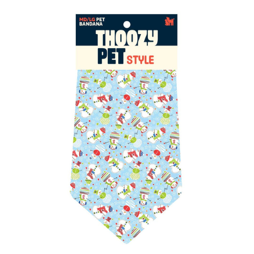 Thoozypet Festive & Frosted Pet Bandana