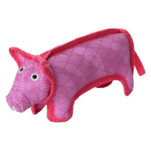 VIP Duraforce Pig Tiger Pink Dog Toy - Mutts & Co.