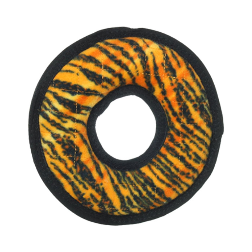 VIP Tuffy's Mega Junior Ring Dog Toy, Tiger