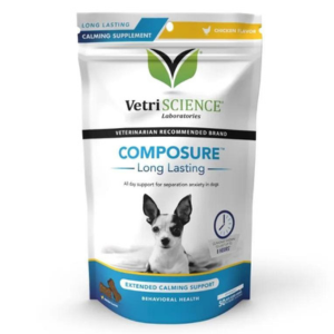VetriScience Composure Long Lasting Calming Supplement Chicken Flavor for Dogs 4.76 oz - Mutts & Co.