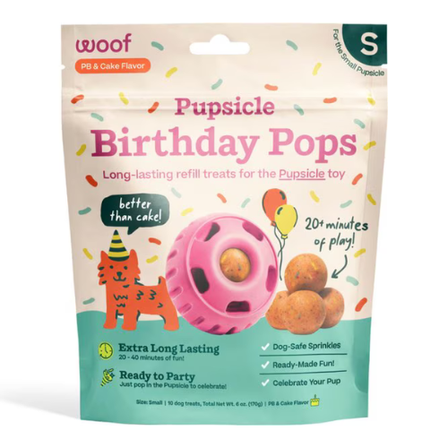 Woof Pet Birthday Pupsicle Pops Refills Dog Treat