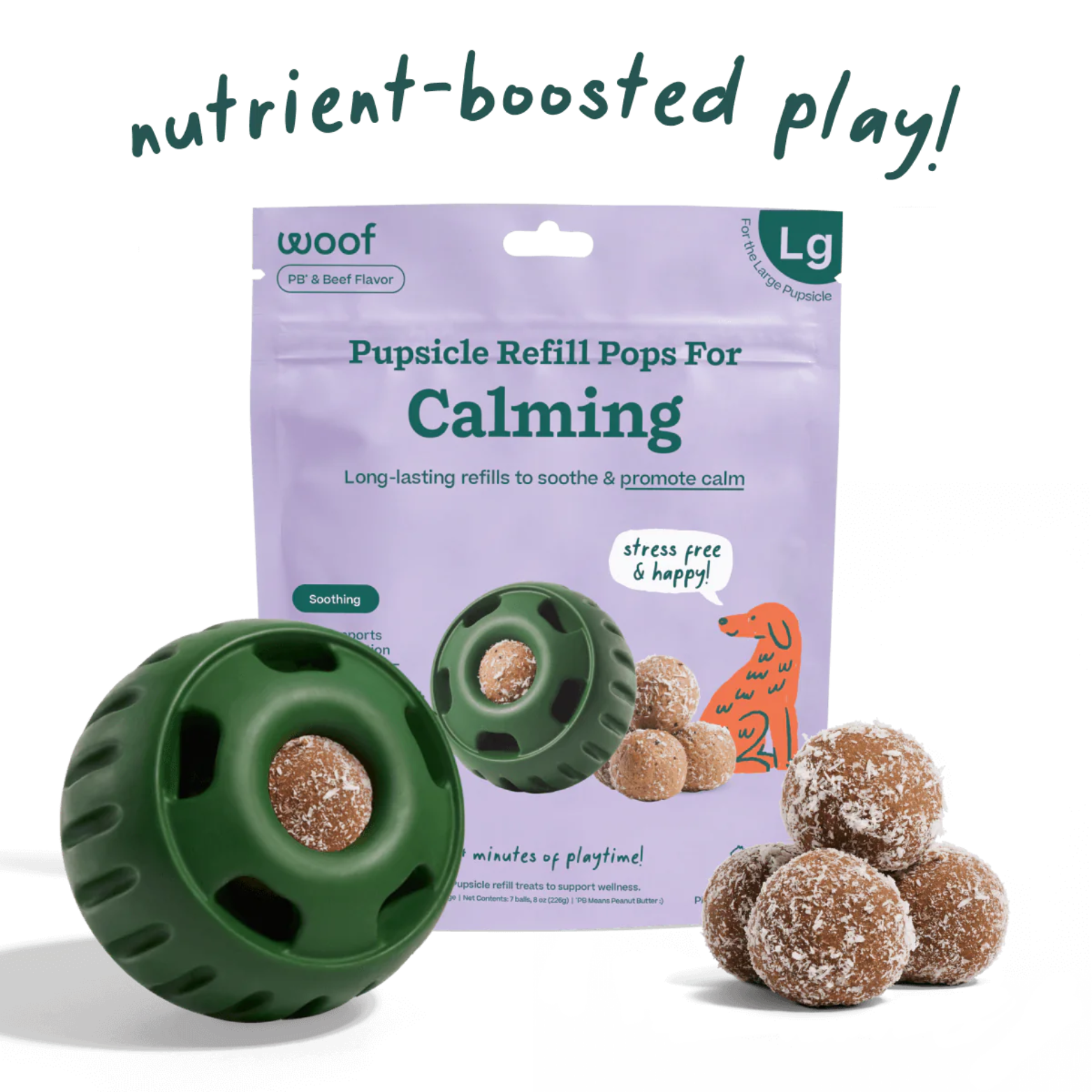 Woof Pet Calming Wellness Pops Dog Treat