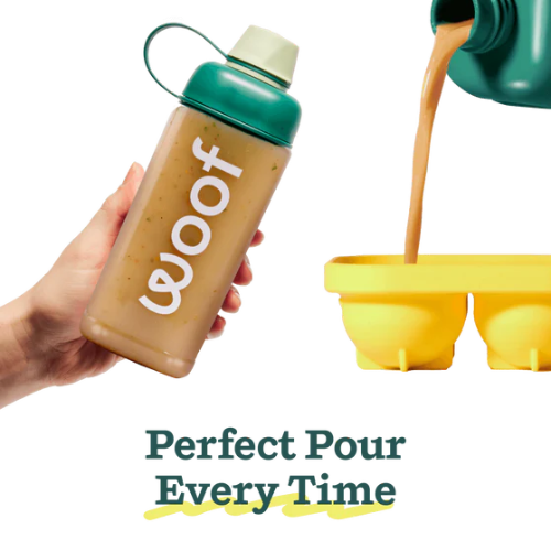 Woof Pet Dog Treat Mixer Bottle