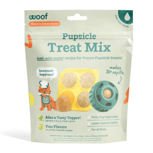 Woof Pet Treat Mix Bacon & Cheese Refills Dog Treat 5.5 oz