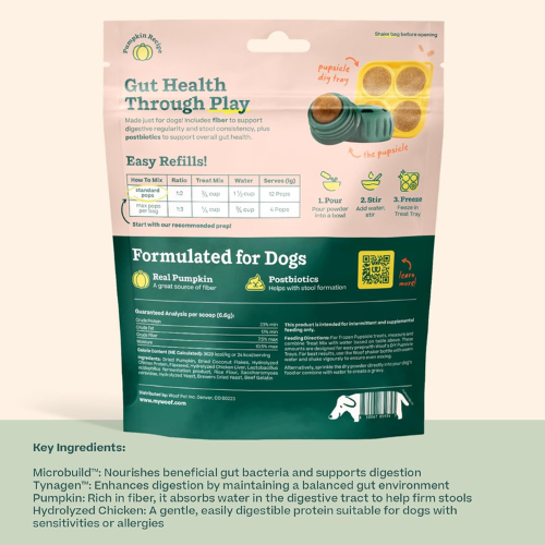 Woof Pet Treat Mix Balanced Belly Refills Dog Treat 5.5 oz