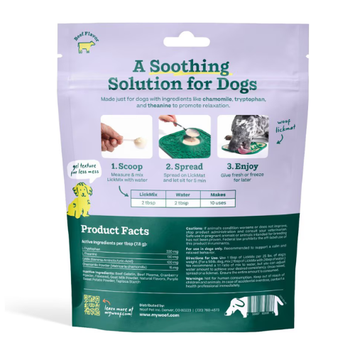 Woof Pet LickMix Calming Dog Treat 5.5 oz