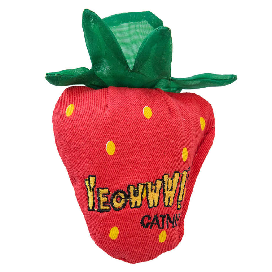 Yeowww! Strawberry Catnip Filled Plush Cat Toy