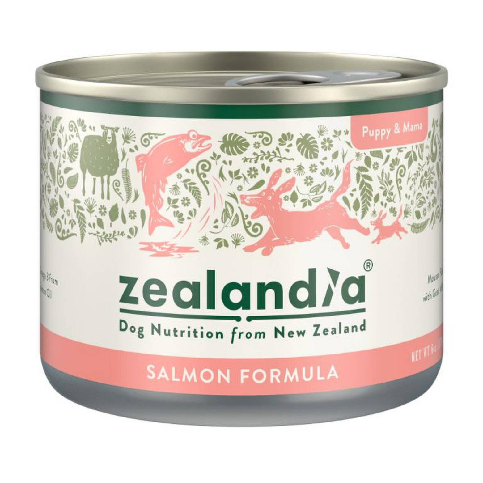 Zealandia Grain-Free Puppy Salmon Formula Mousse Pate Canned Dog Food, 6 oz