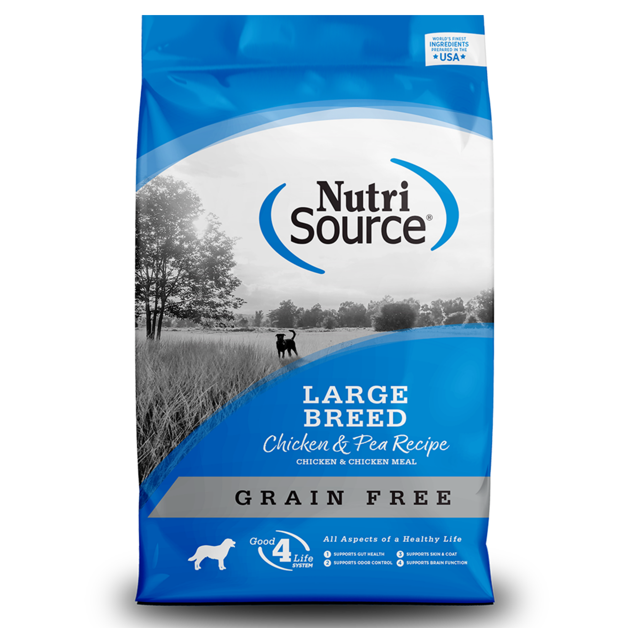 NutriSource Grain-Free Large Breed Chicken & Pea Formula Dry Dog Food - Mutts & Co.