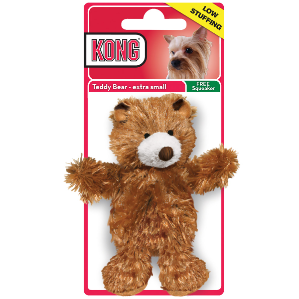 KONG Plush Teddy Bear Dog Toy - Mutts & Co.