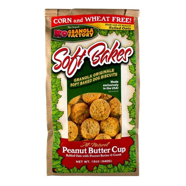 K9 Granola Factory Soft Bakes Peanut Butter Cup 12oz - Mutts & Co.