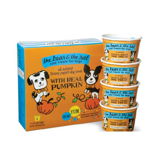 The Bear & The Rat Frozen Yogurt for Dogs 4pk - Mutts & Co.