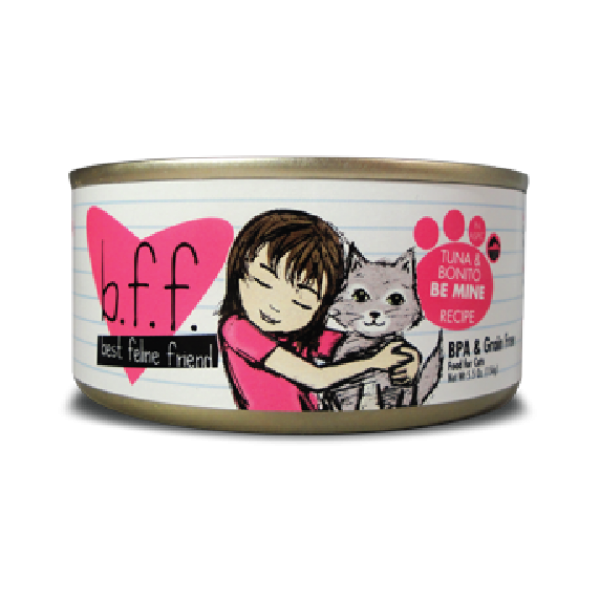 BFF Originals Minced Tuna Bonito Be Mine Recipe in Gelee Canned Cat