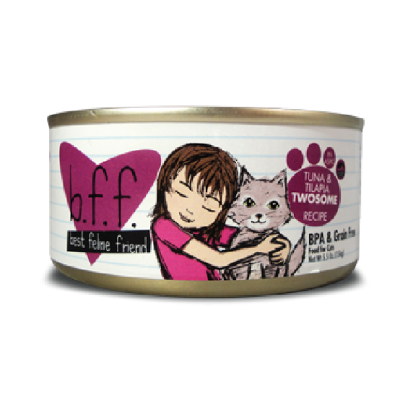 BFF Originals Tuna & Tilapia Twosome Recipe in Aspic Canned Cat Food - Mutts & Co.